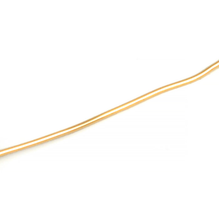 Kobbertråd, gull, 0,8mm, 3m