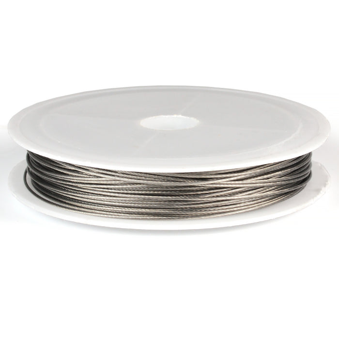 Jewelry wire, silver, 0.8mm, 10m