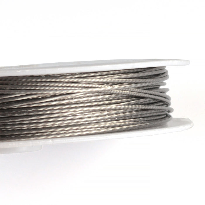 Jewelry wire, silver, 0.8mm, 10m
