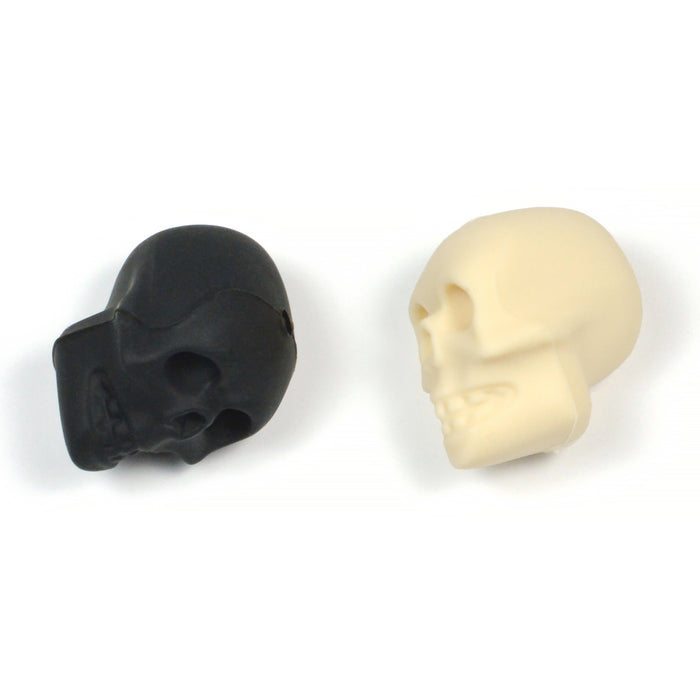 Motive bead in silicone, skull