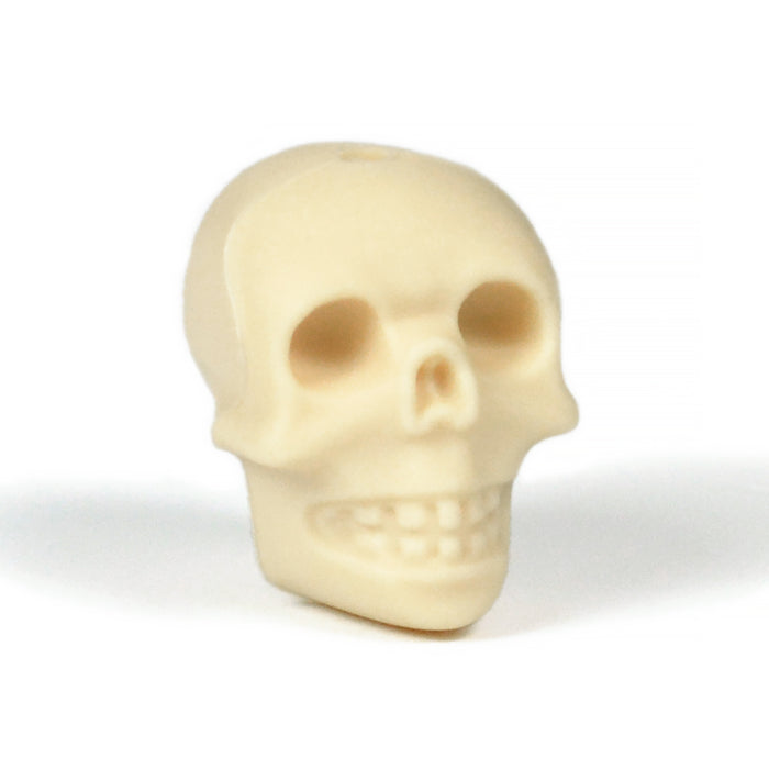 Motive bead in silicone, skull