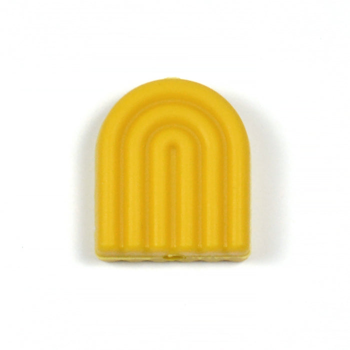 Motif bead in silicone, little rainbow