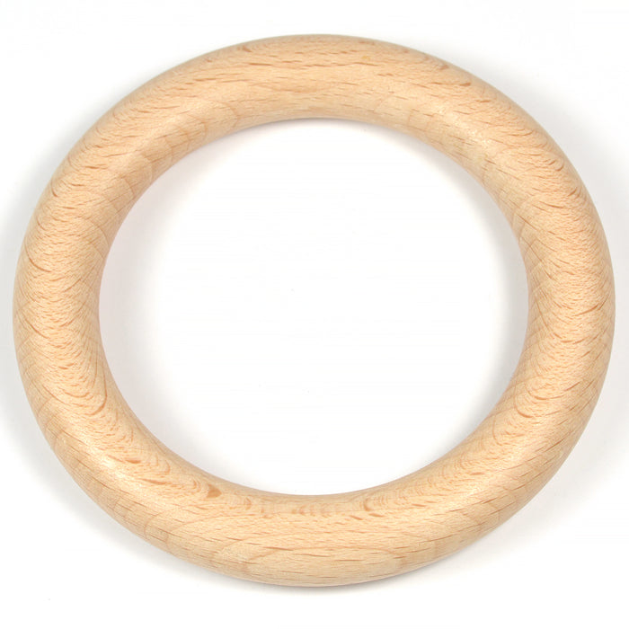 Extra large wooden ring without holes, 85mm, untreated