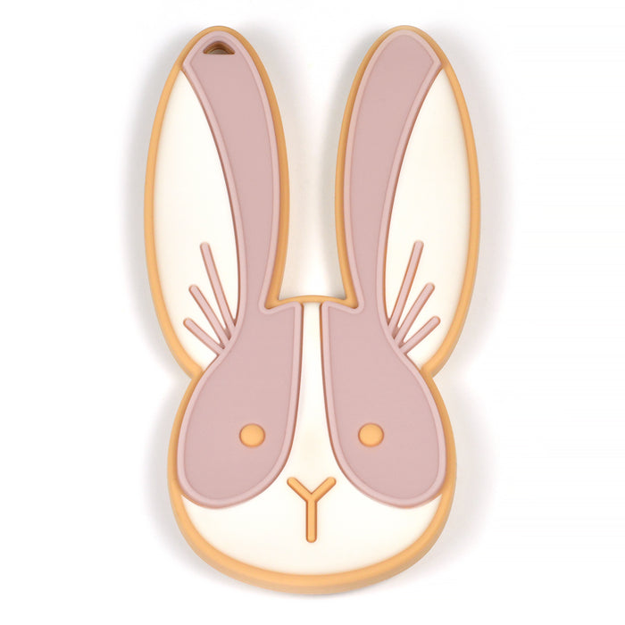 Silicone teether, hare