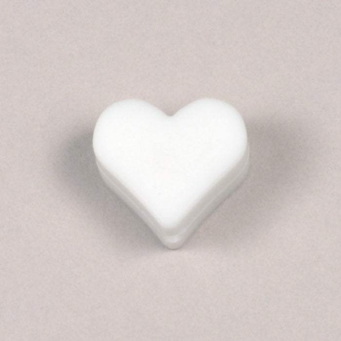 Motif bead in silicone, small heart