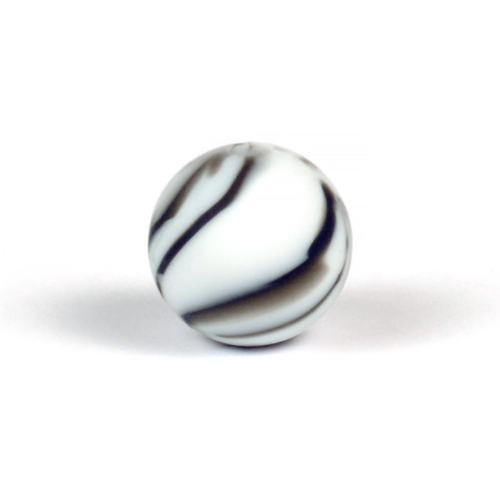 Silikonperler, sterkt marmorert, 12 mm