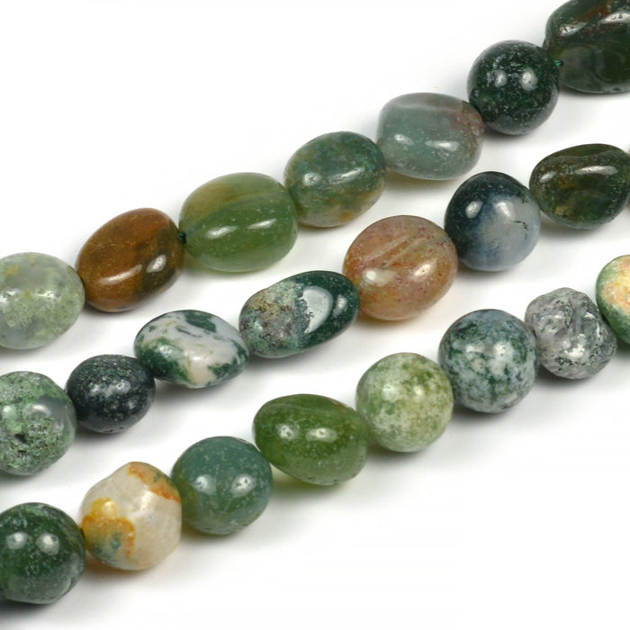 Moss-sawed pearls, nuggets, 7-10mm