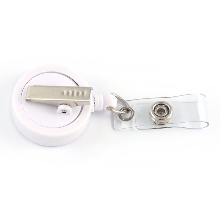 Clip for card holder with yo-yo, white