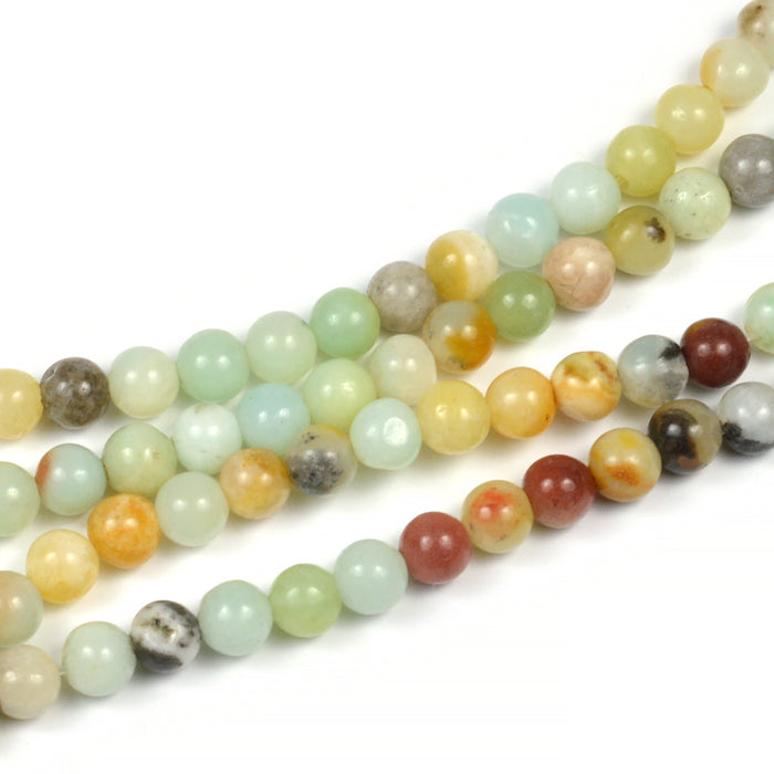 Amazonite beads, 4mm
