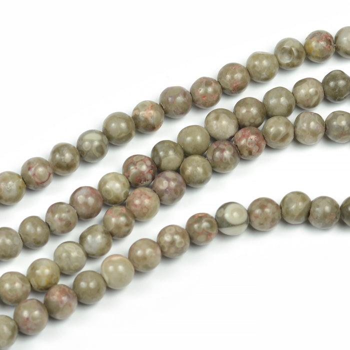 Maifanite beads, 4mm