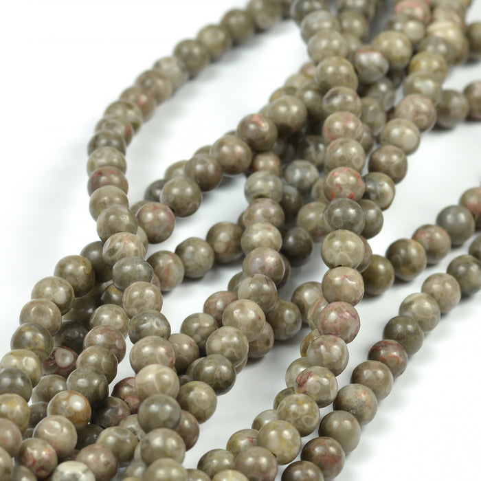 Maifanite beads, 4mm