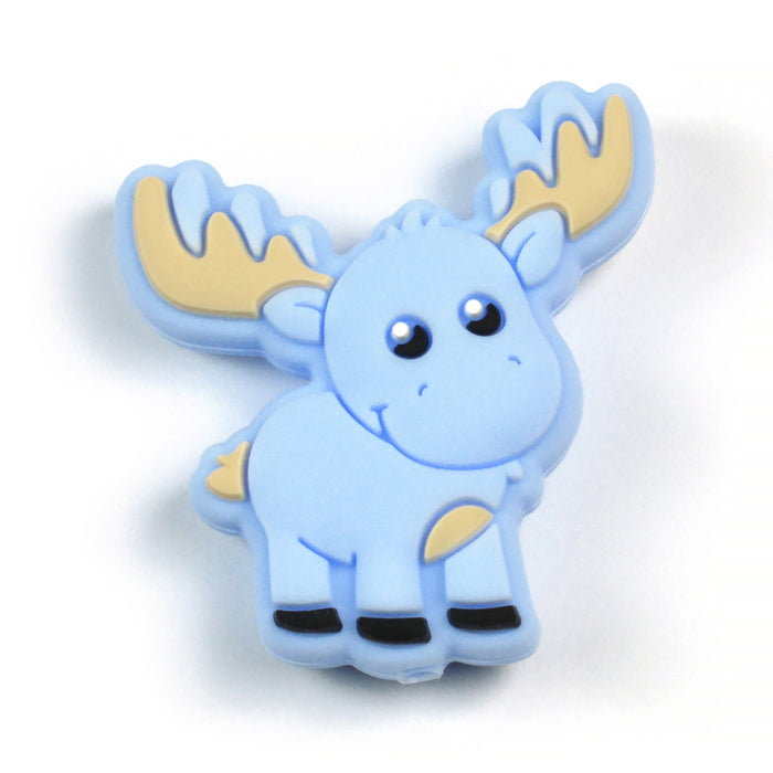 Motif pearl in silicone, moose
